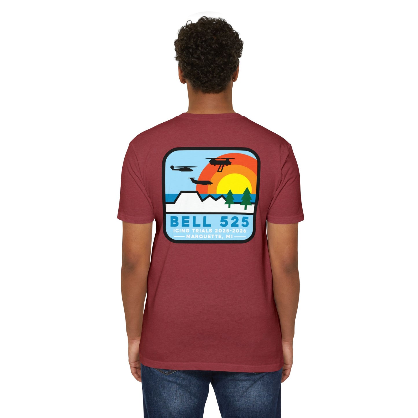 Bell 525 Ice Trials T-Shirt 60/40 Cotton-Poly