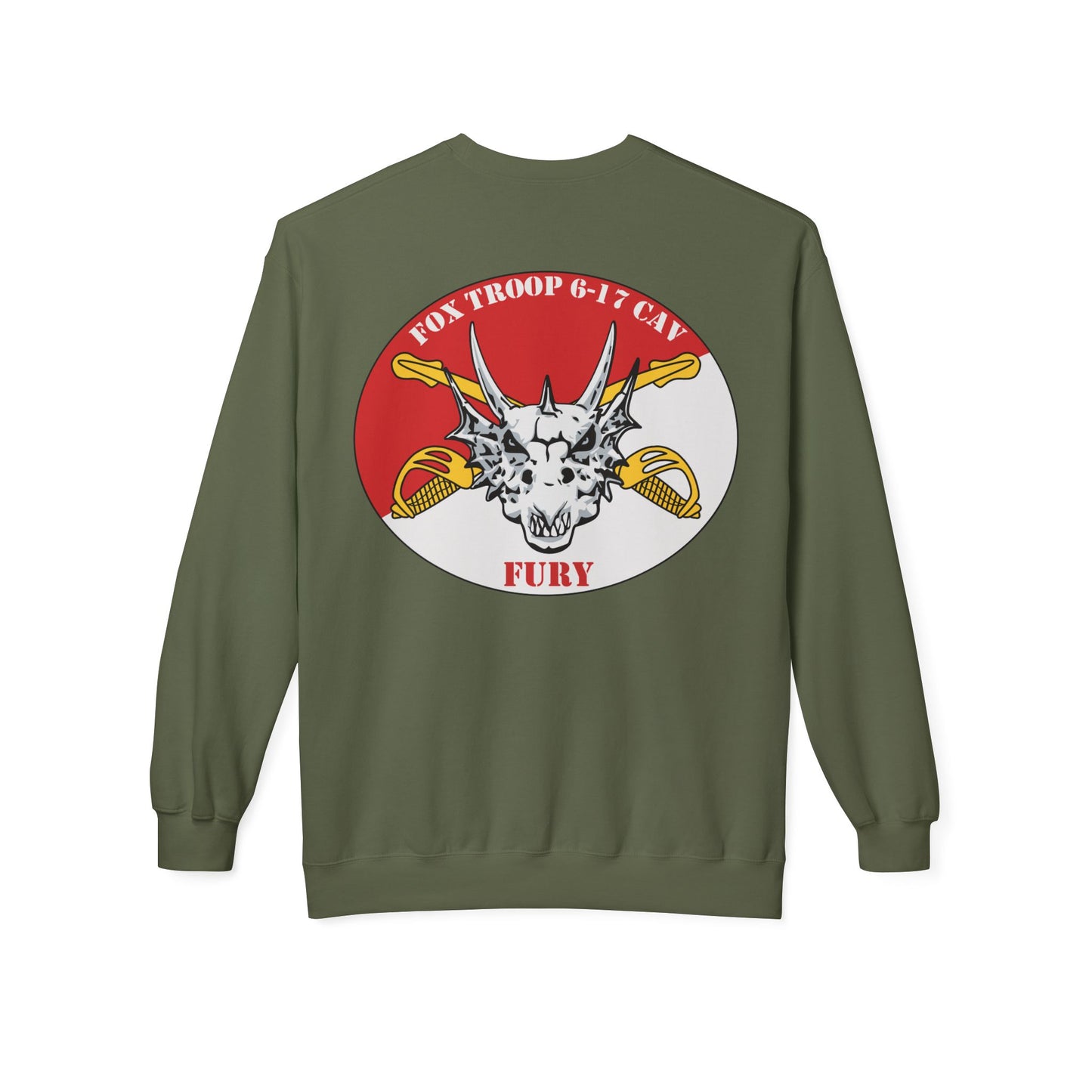 6-17 AIR CAV Fox Troop Cavalry Crew Neck Sweatshirt