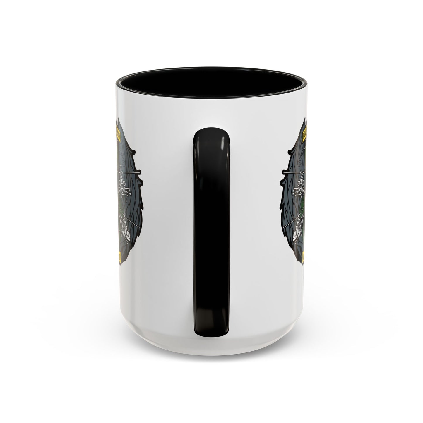 1 CAB HHC Archangels Military Emblem Accent Coffee Mug (11/15 oz)