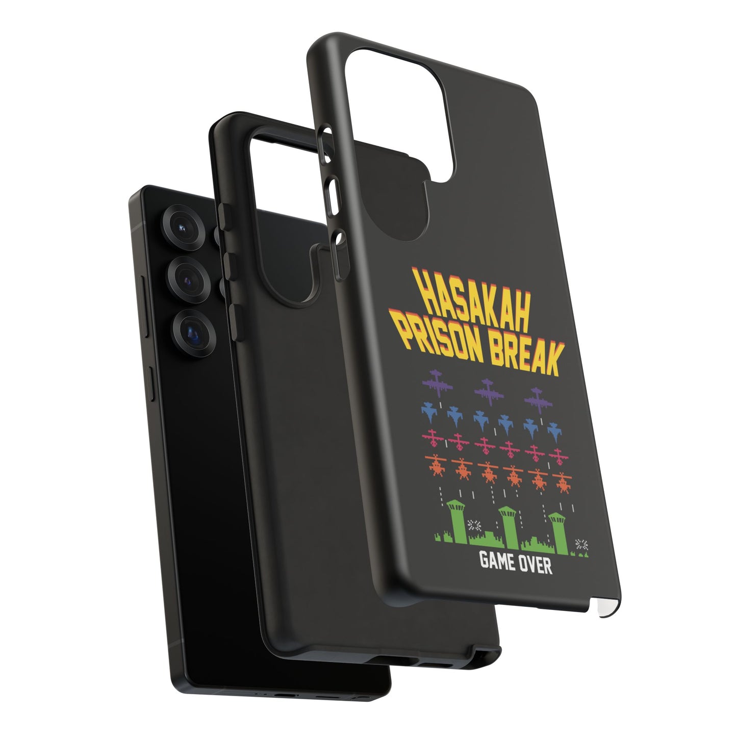 Phone Case — "Hasakah Prison Break" Retro Arcade Game Over Design