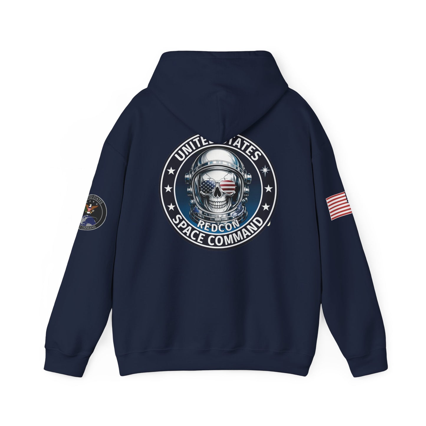 U.S. Space Command Skull Astronaut REDCON Hoodie