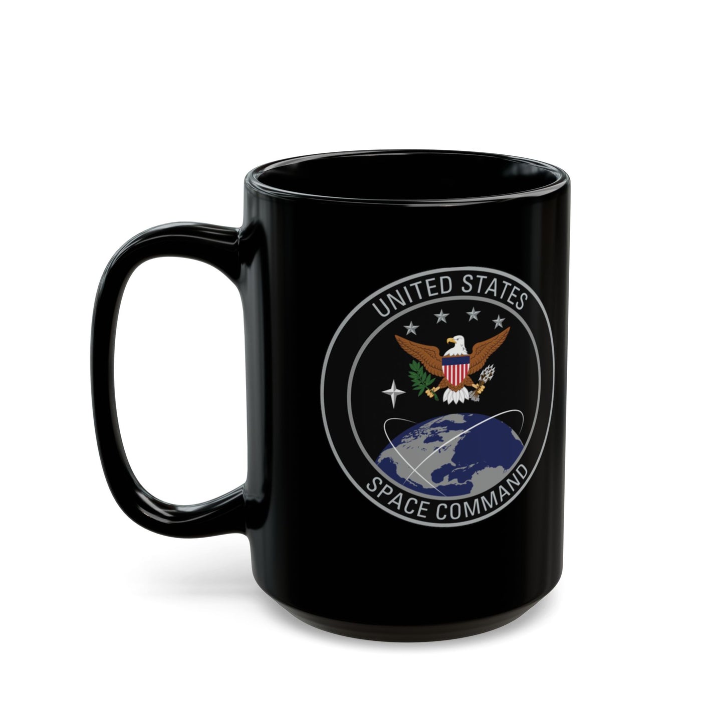 U.S. Space Command Black Mug – 11oz/15oz