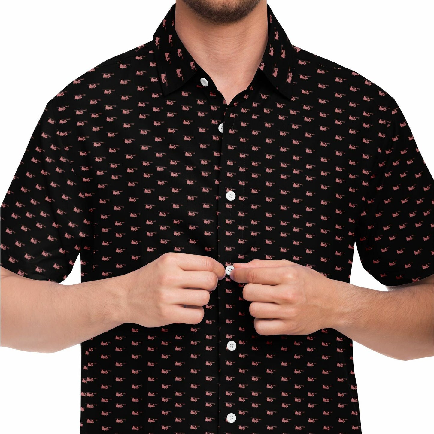 Chinook Hooker Class Short Sleeve Button Down Shirt