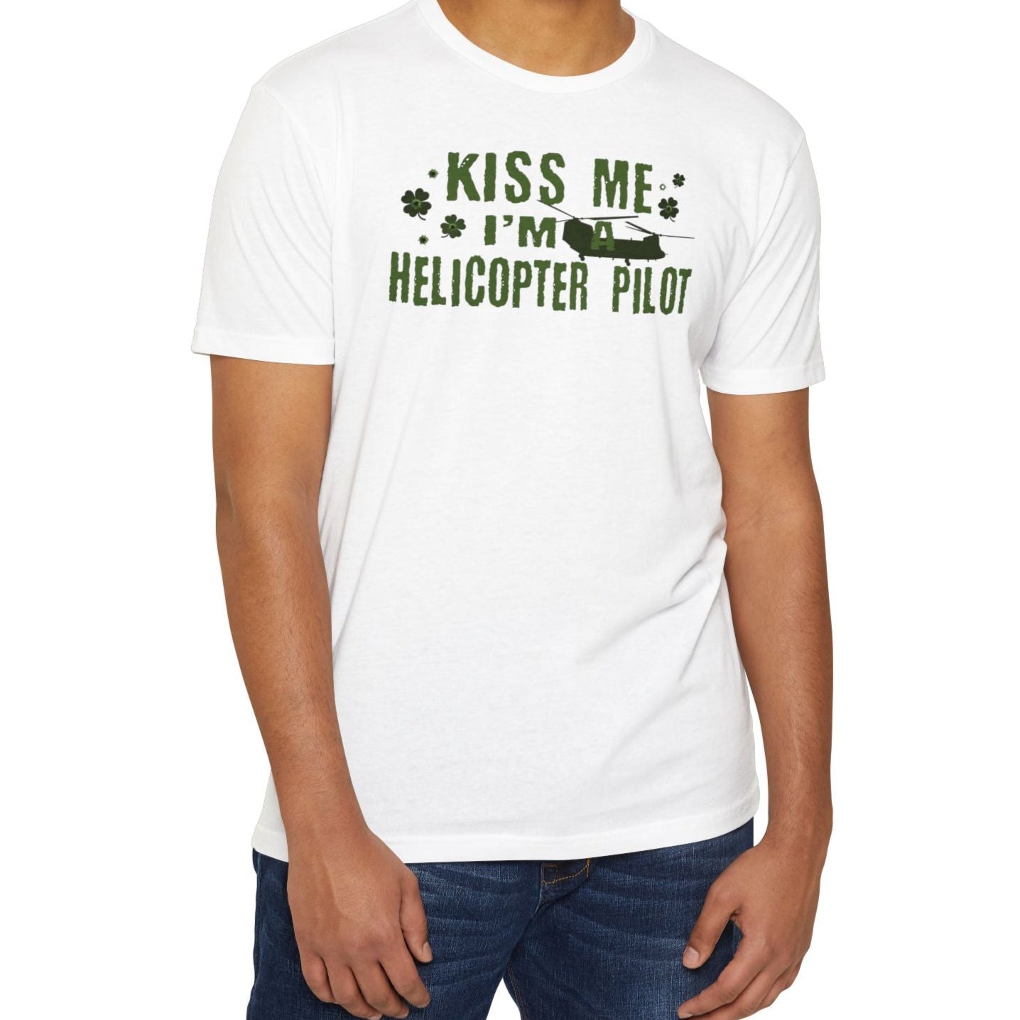 Kiss Me 치누크 파일럿 저지 티셔츠