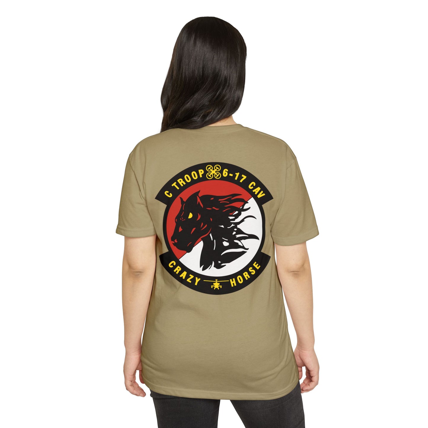 6-17 AIR CAV Charlie Troop 60% Cotton 40% Polyester PT CVC Jersey T-Shirt