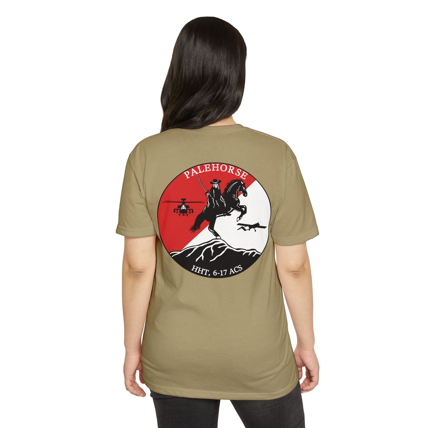 6-17 AIR CAV HHT Cavalry 60% Cotton 40% Polyester PT CVC Jersey T-Shirt