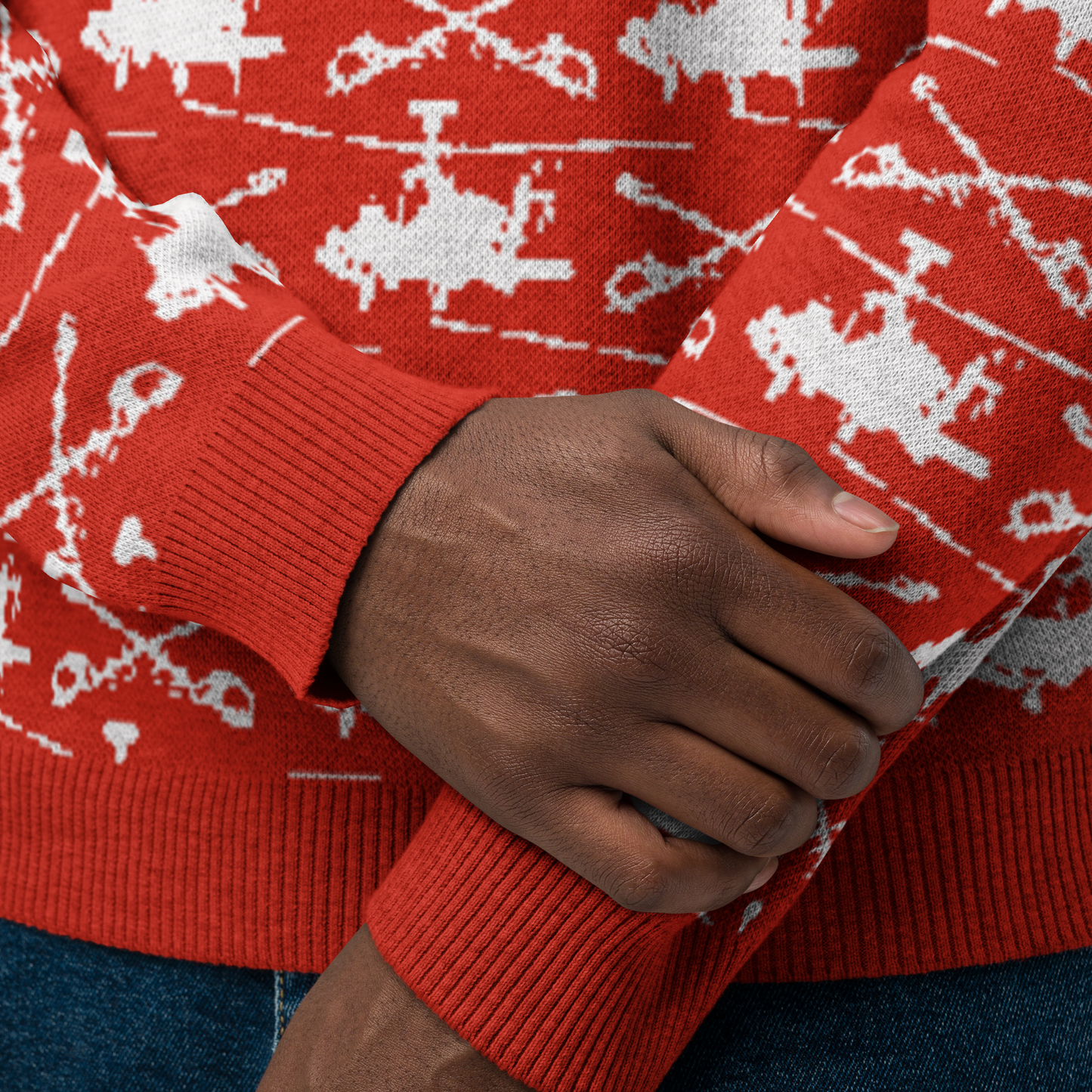 Apache Cavalry Knitted Christmas Sweater (U.S. Shipping Only)