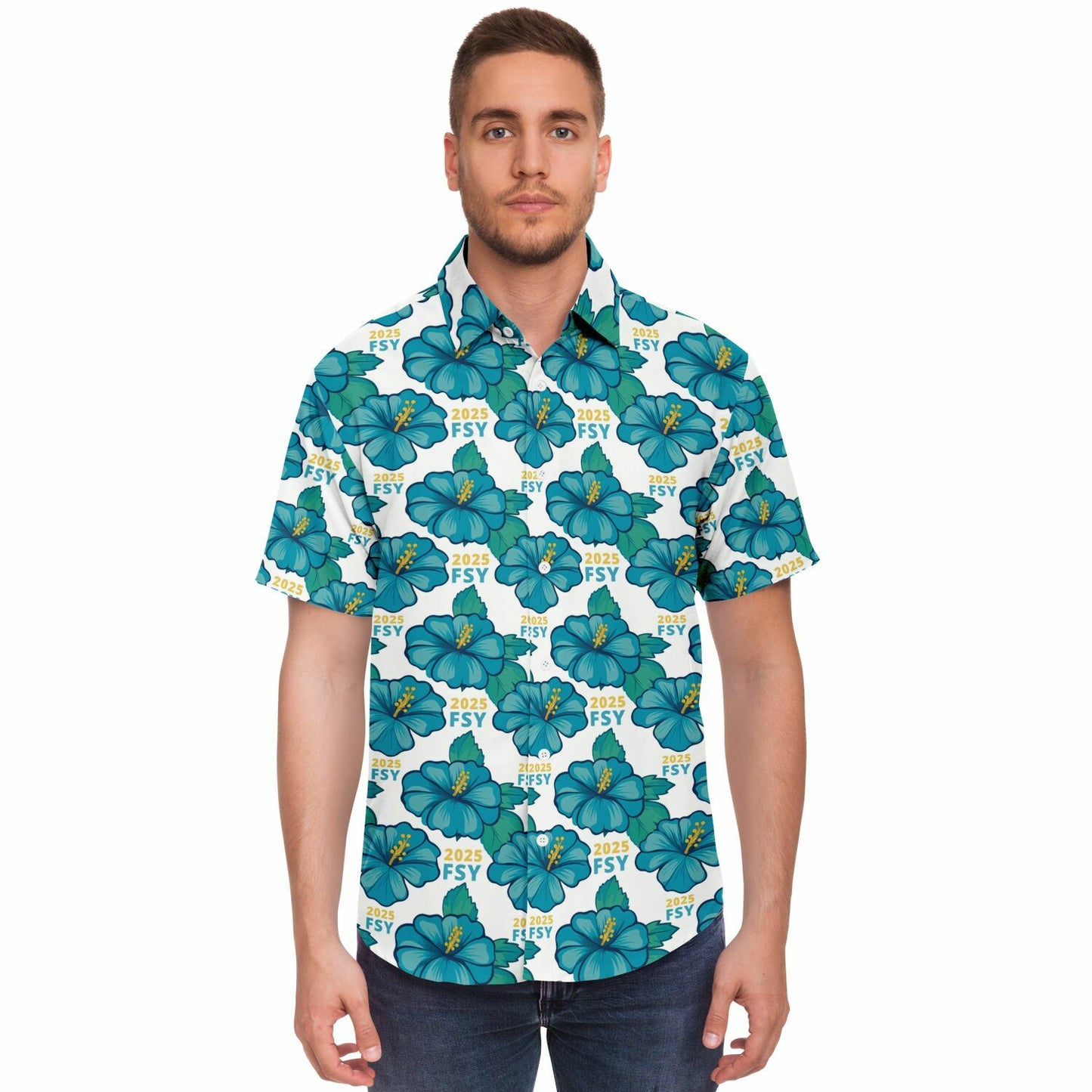 2025 FSY Aloha Short Sleeve Button Down Shirt