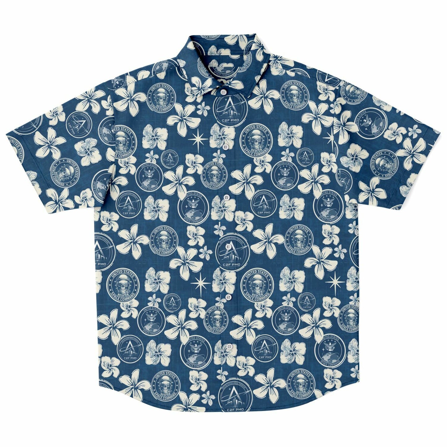 Space Command  Aloha Short Sleeve Button Down Shirt