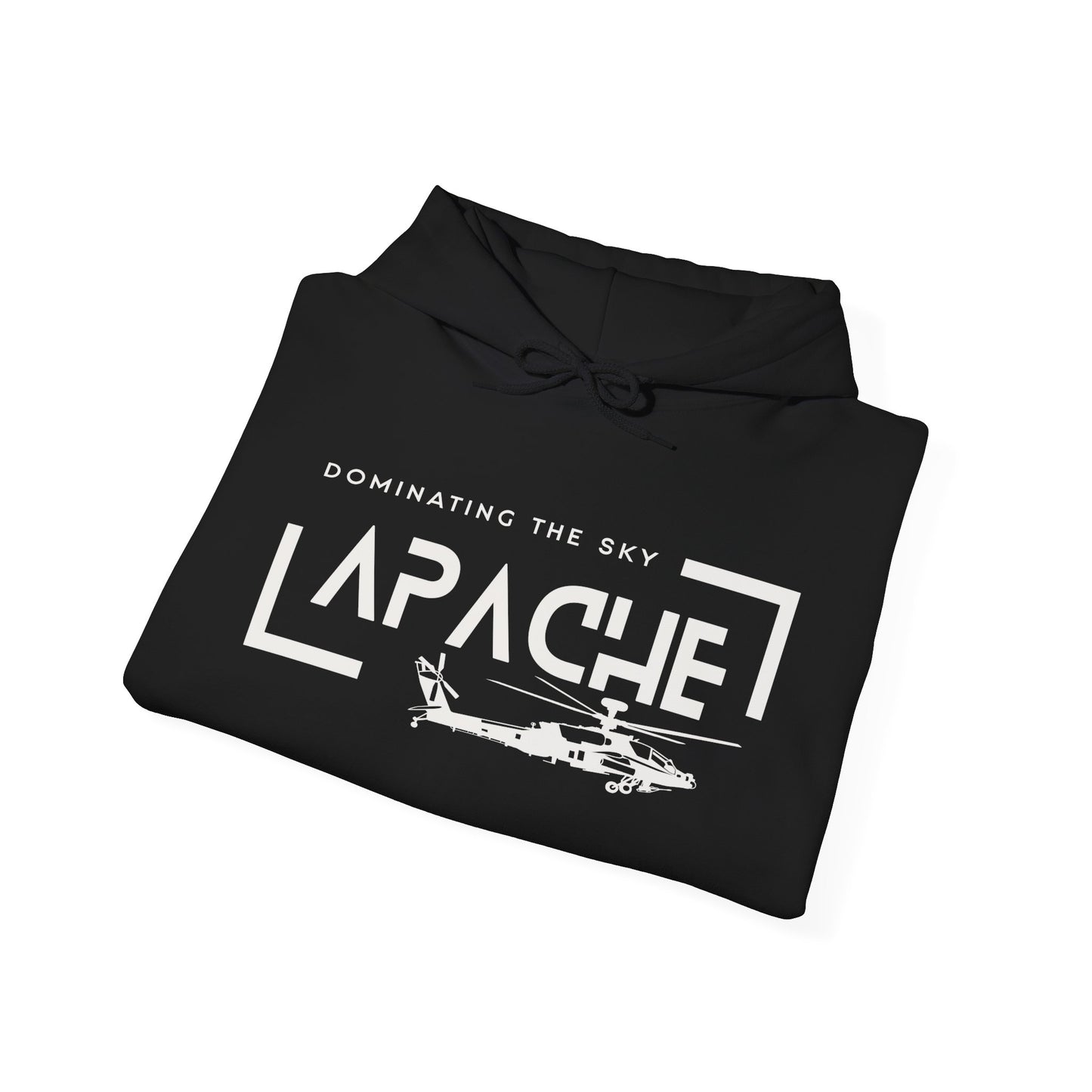 Apache Helicopter - Dominating the Sky Unisex Heavy Blend Hooded Sweatshirt