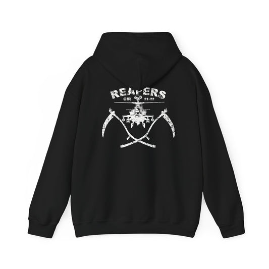 1-227 Reapers Crossed Sythes Heavy Blend Hooded Sweatshirt