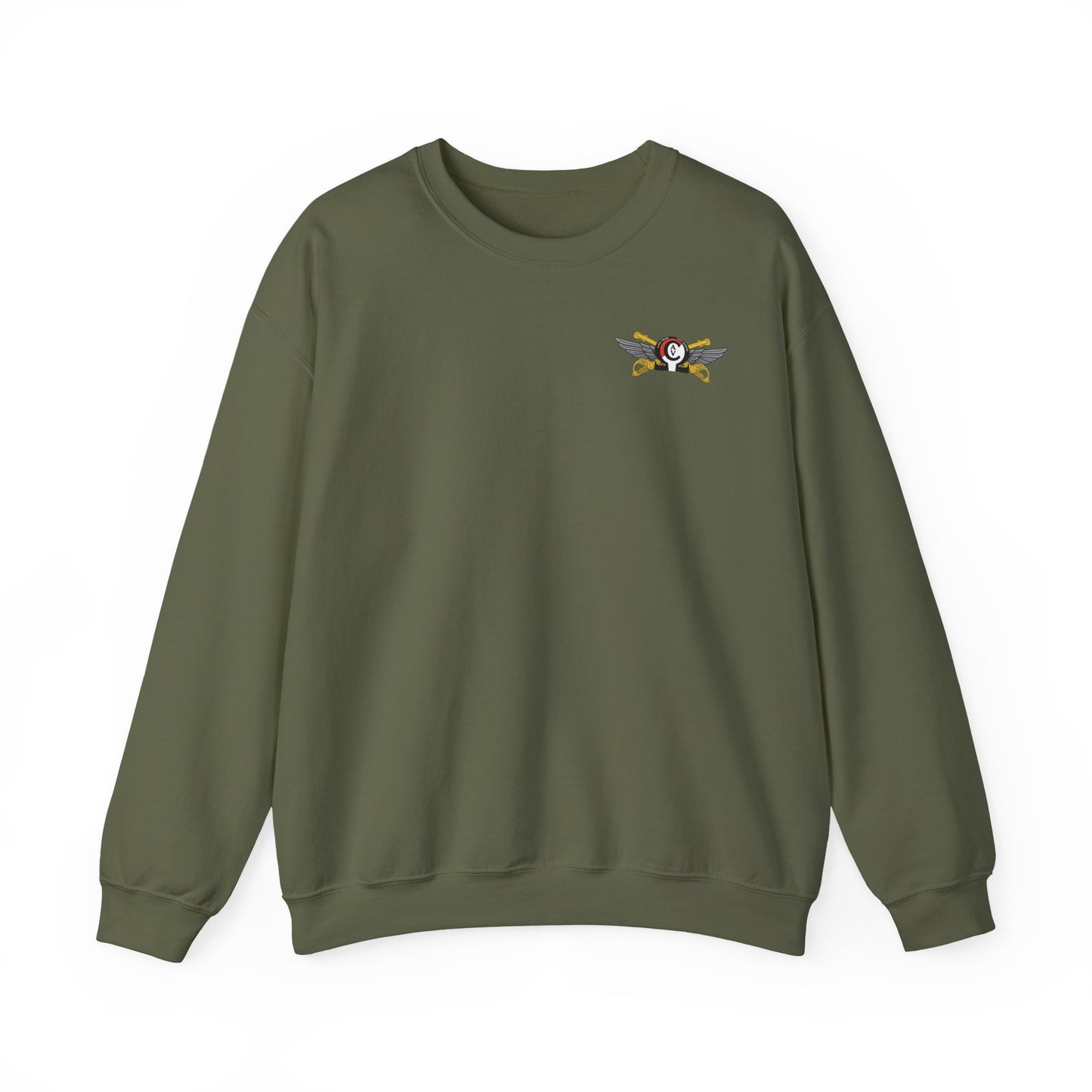 LAST TROOP - LAST CHARGE  6-17 AIR CAV Charlie Troop Unisex Heavy Blend Crewneck Sweatshirt