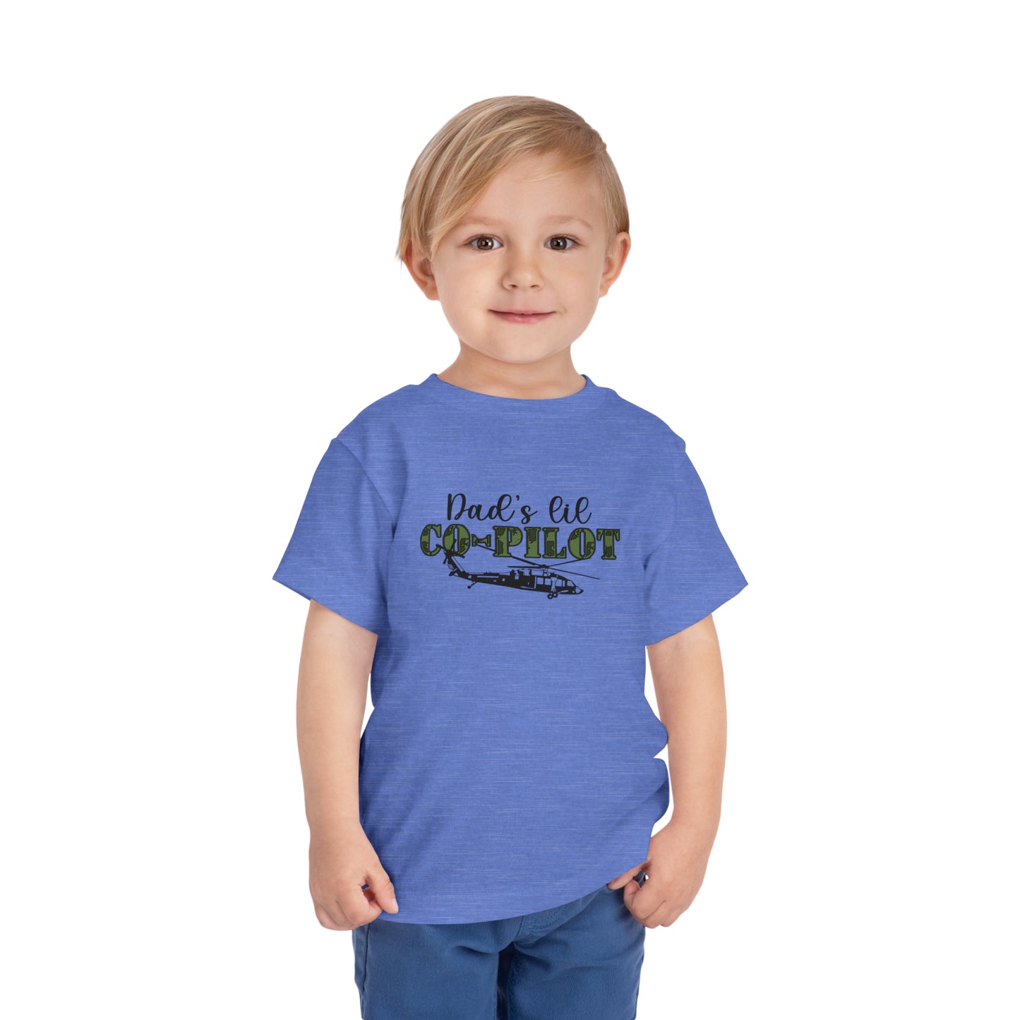 Dad’s Blackhawk Co-PilotToddler Short Sleeve Tee