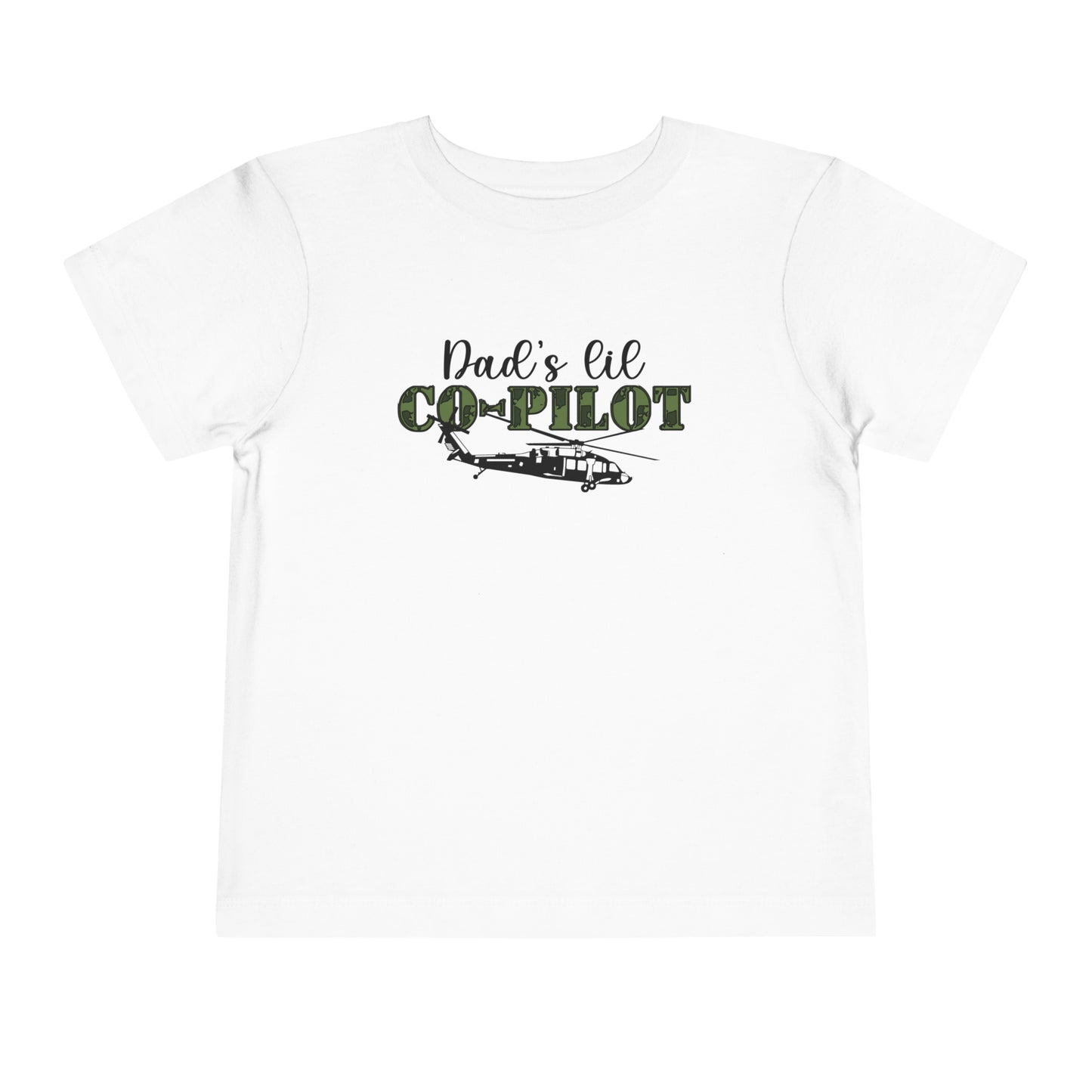 Dad’s Blackhawk Co-PilotToddler Short Sleeve Tee