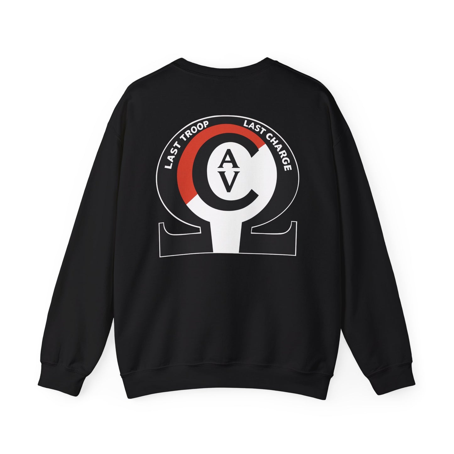 LAST TROOP - LAST CHARGE  6-17 AIR CAV Charlie Troop Unisex Heavy Blend Crewneck Sweatshirt