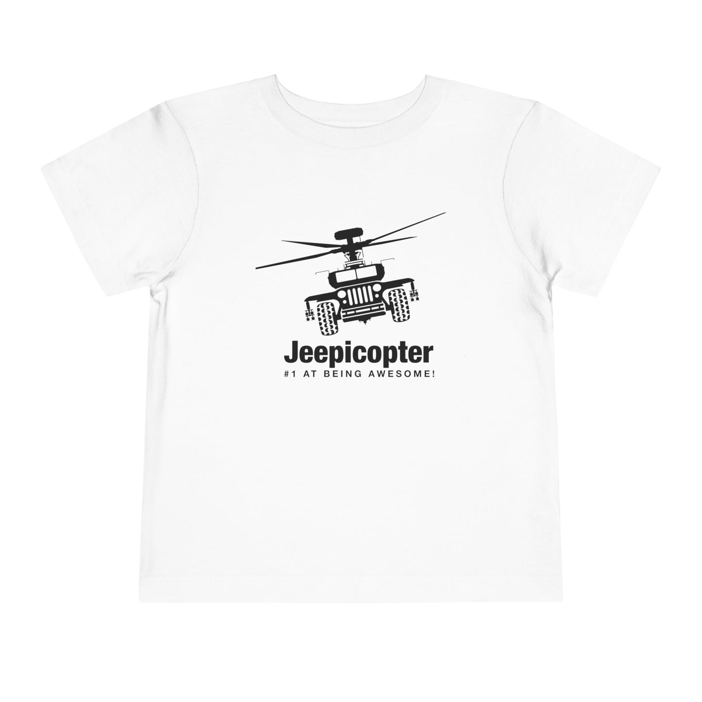 Jeepicopter Toddler Short Sleeve Tee