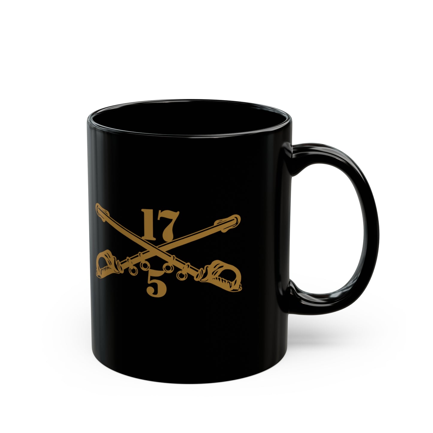 5-17 Cavalry 11oz Black Mug