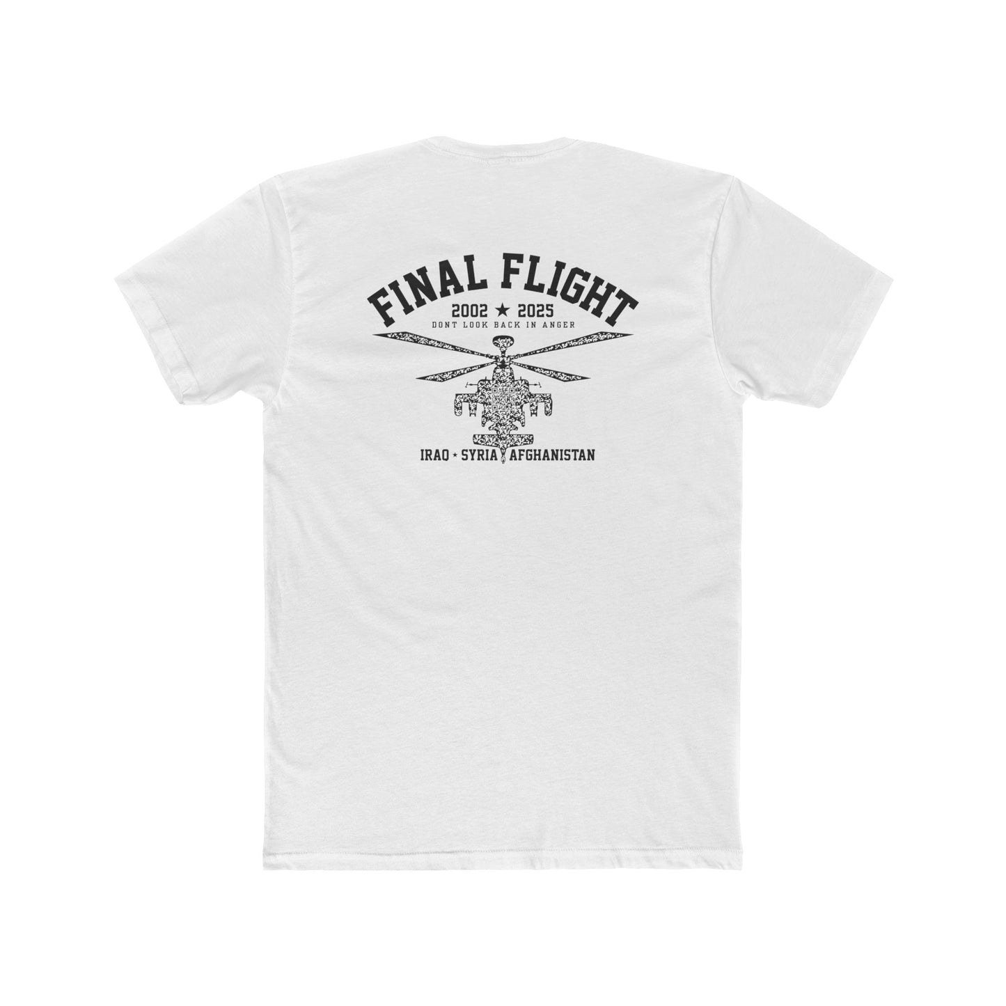 Apache Brad’s Final Flight 100% Cotton Crew Tee