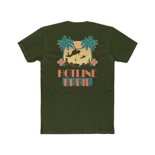 7-158 AVN Hotline Erbil Retro Palm Beach Tee 100% cotton
