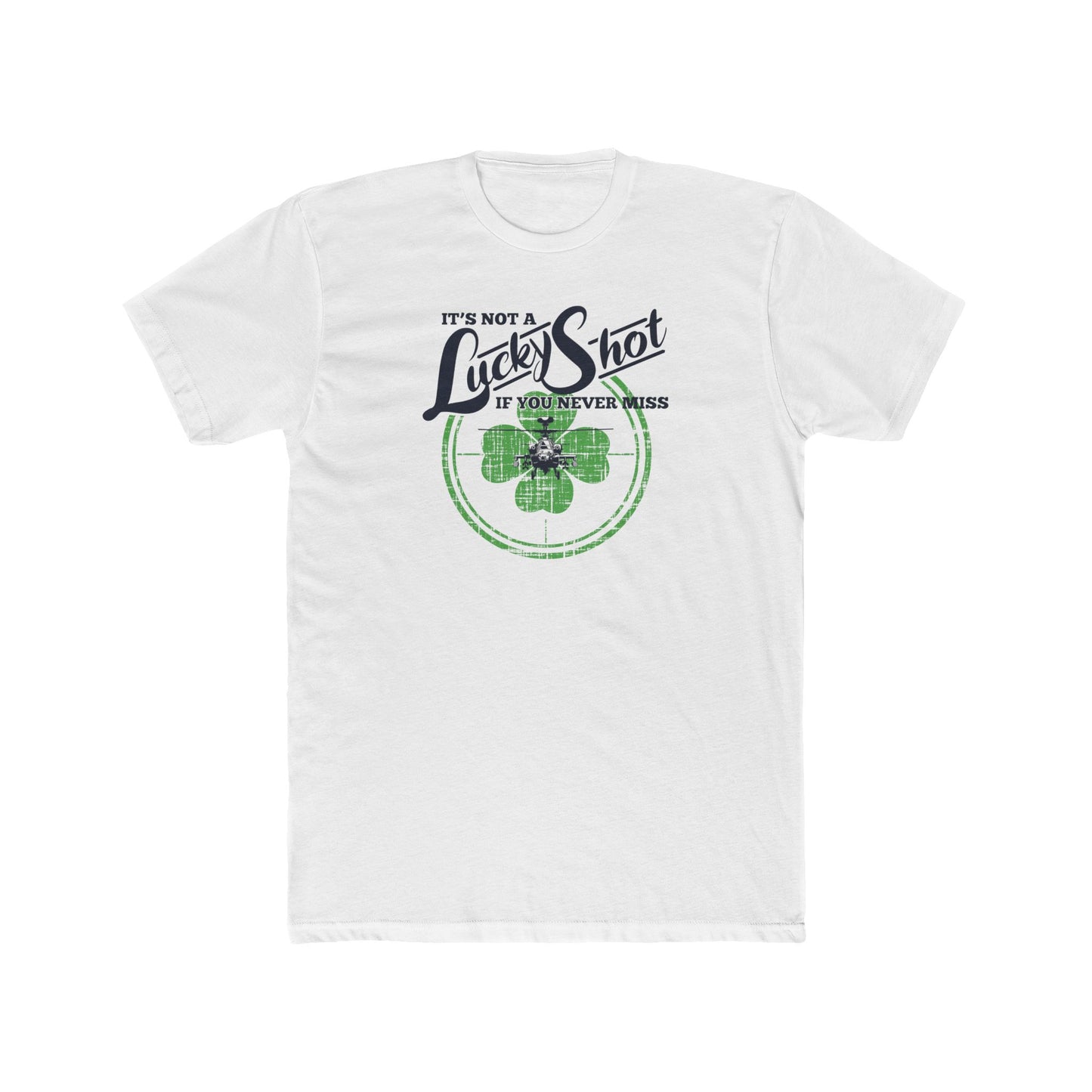 Lucky Shot 100% Cotton Crew Tee