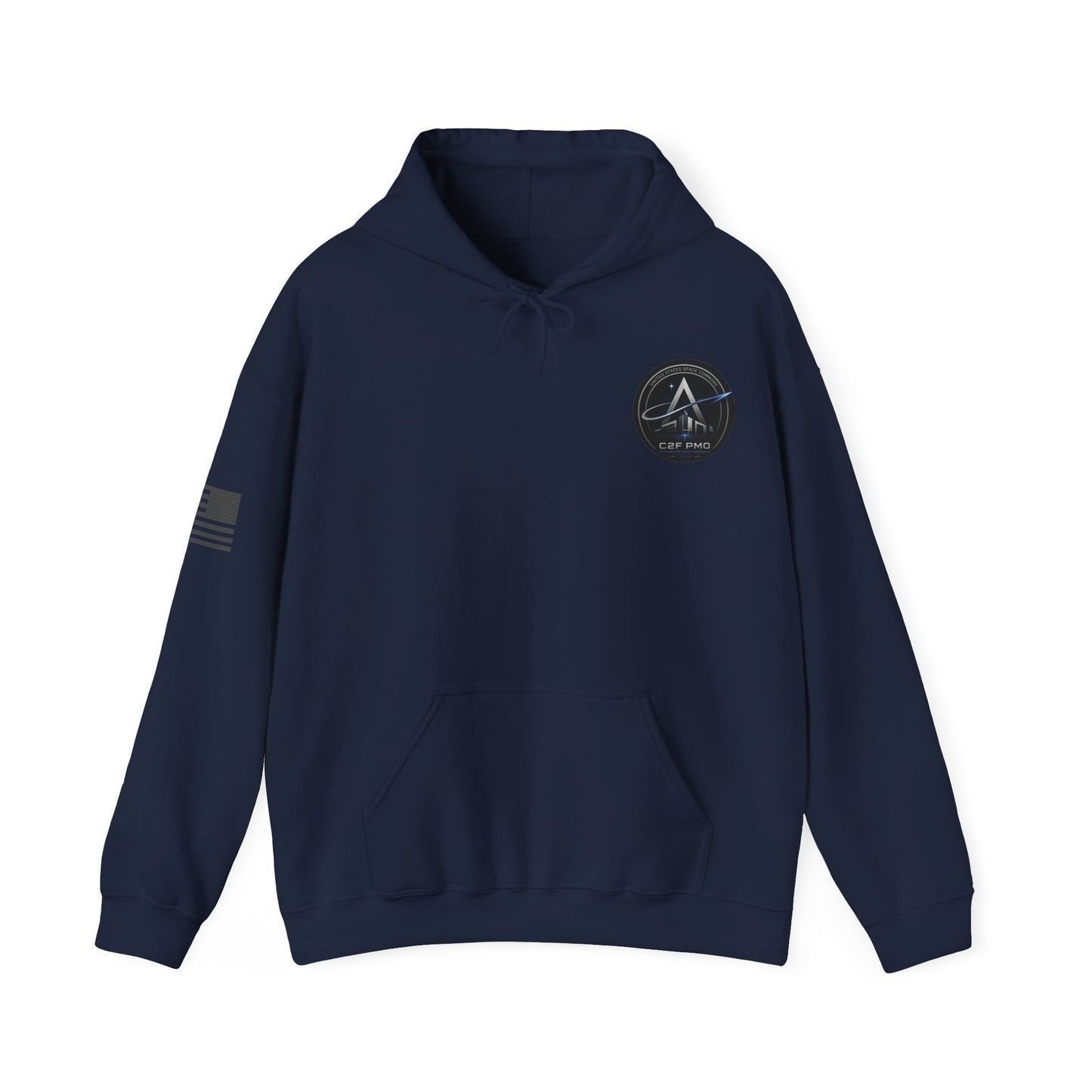 U.S. Space Command C2F PMO Logo Hoodie Accelerating Space Dominance 2032