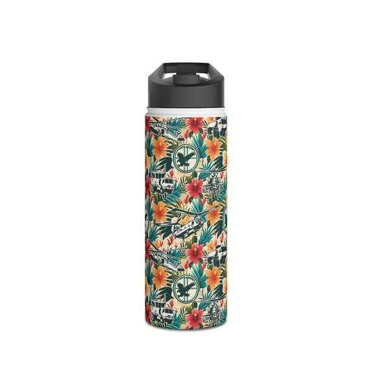 Tropic Thunder Stainless Steel Water Bottle, Standard Lid