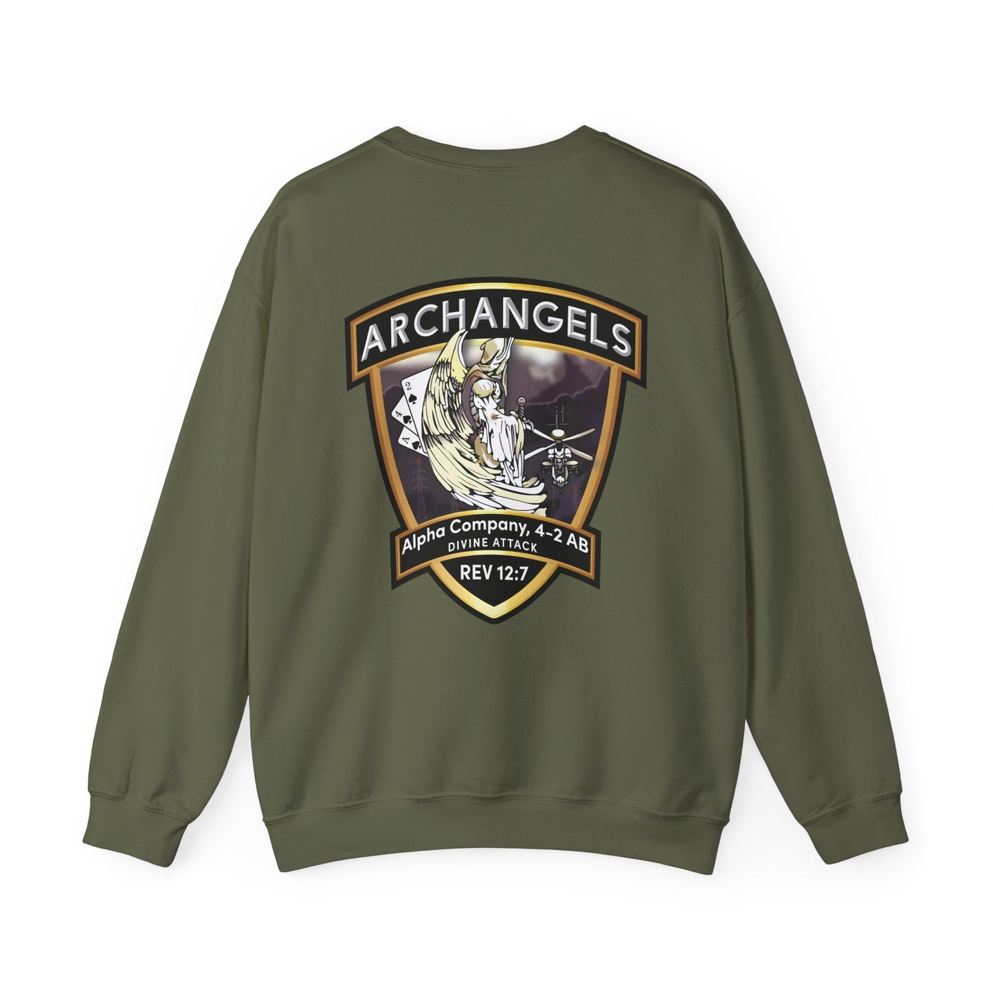 4-2 Archangels Heavy Blend Crewneck Sweatshirt