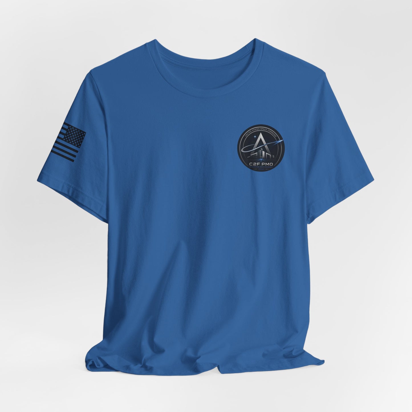 U.S. Space Command C2F PMO Logo T-Shirt Accelerating Space Dominance 2032