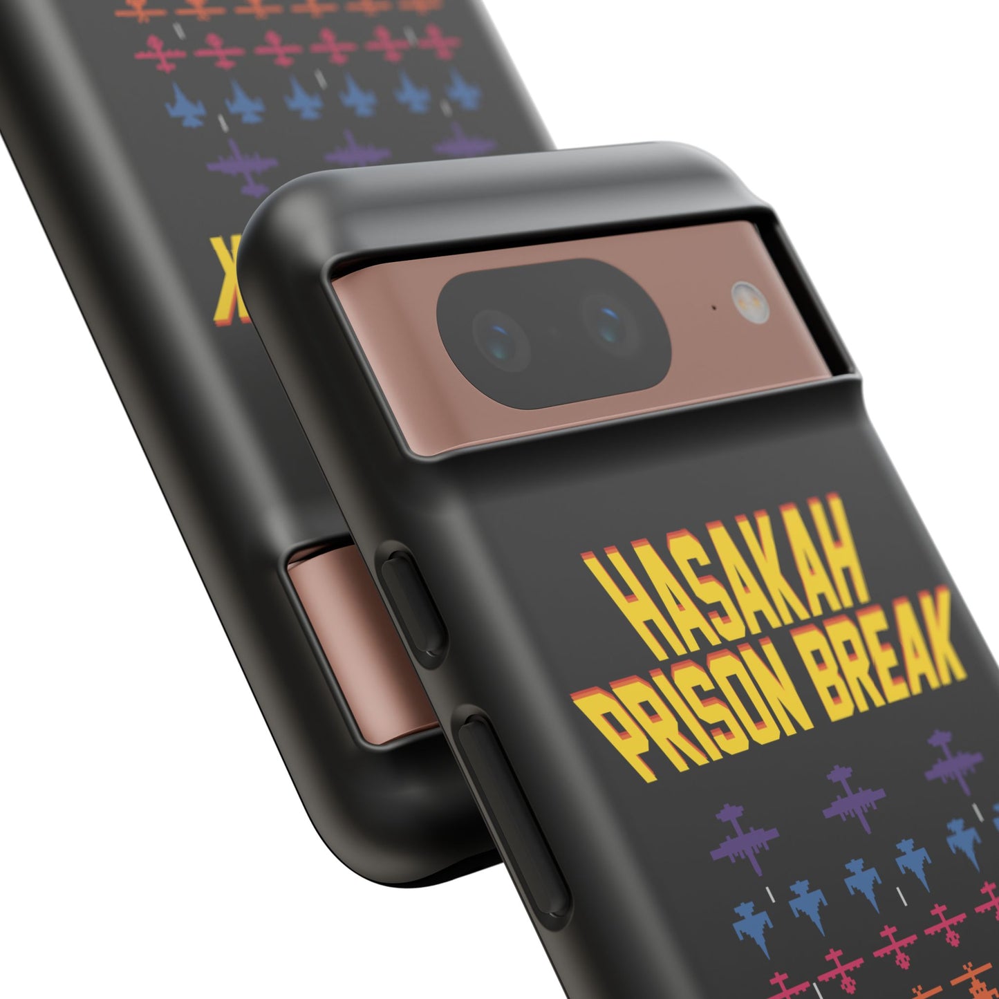 Phone Case — "Hasakah Prison Break" Retro Arcade Game Over Design