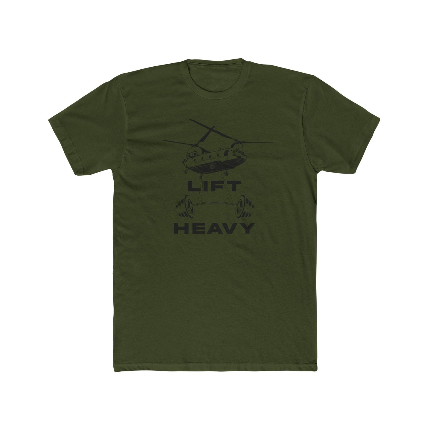 Lift Heavy 100% Cotton Crew Tee