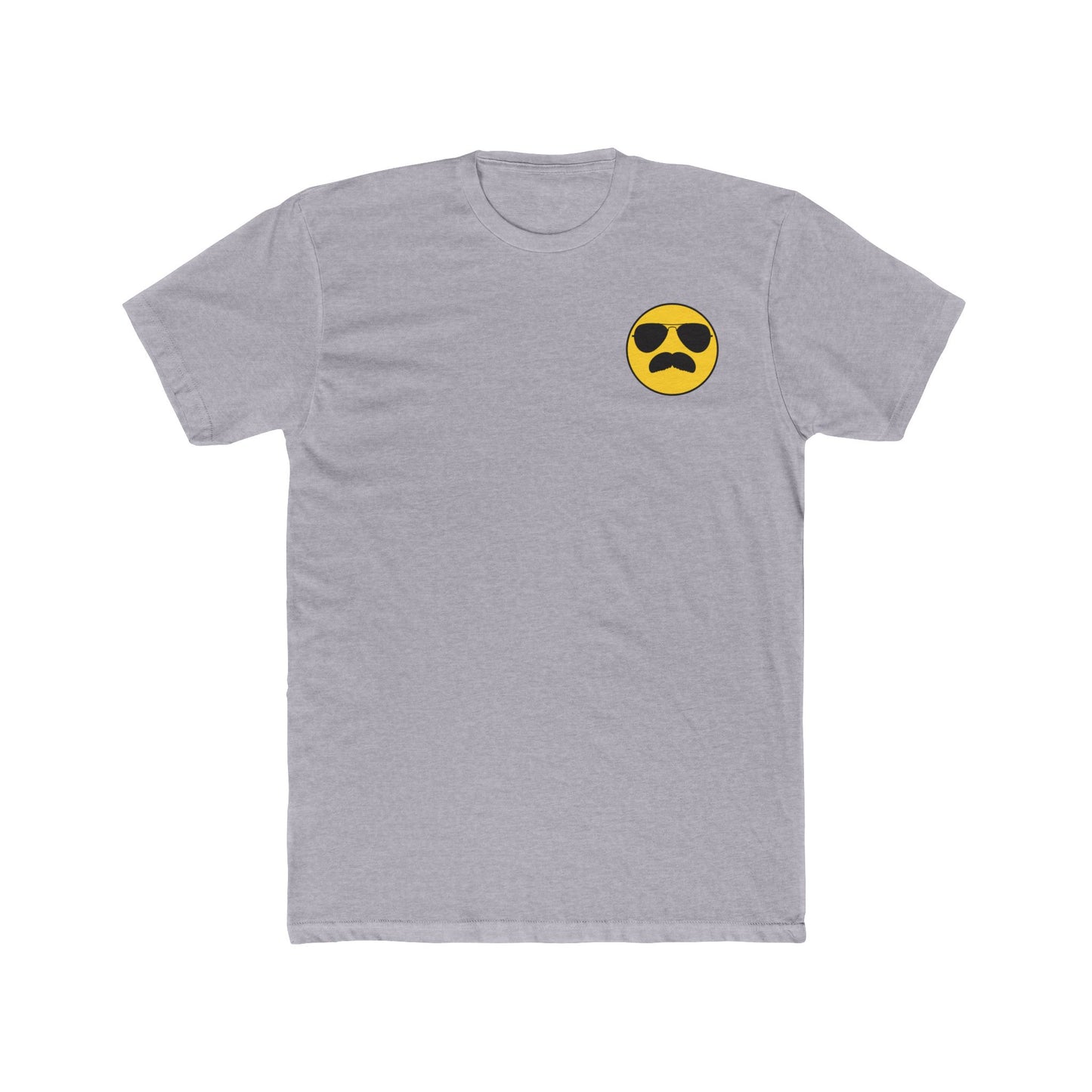 Mustache Aviator Tee - Unisex 100% Cotton Tee Shirt