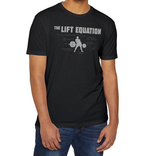 The Lift Equation Weightlifter Unisex CVC Jersey T-shirt