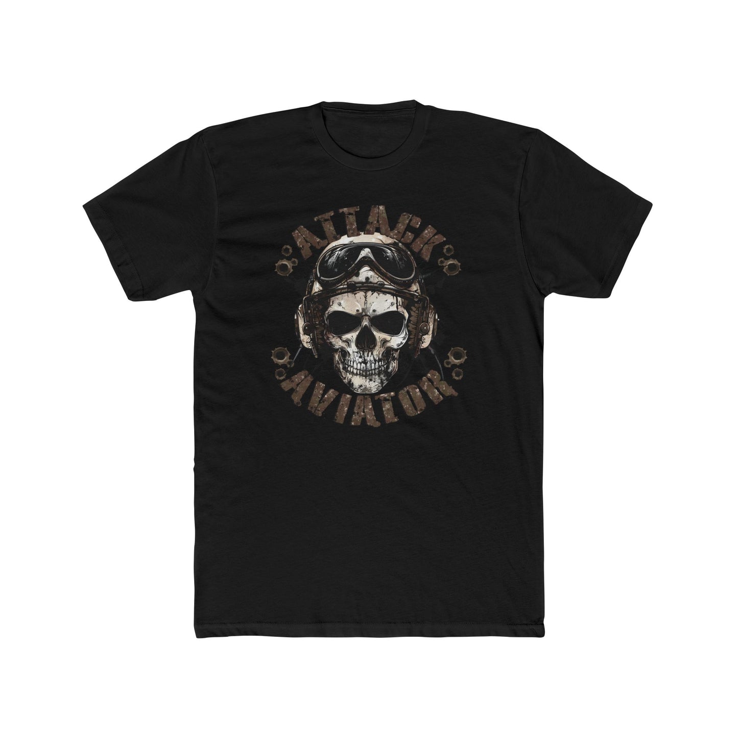 ATTACK AVIATOR 100% Cotton Crew Tee