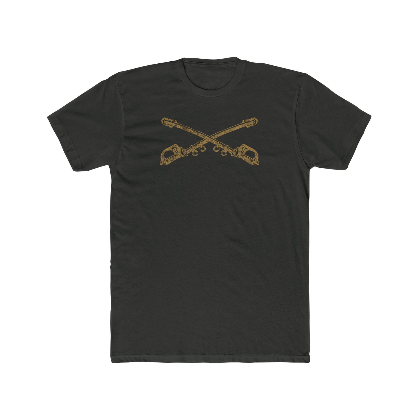 Crossed Sabers 100% Cotton Crew Tee