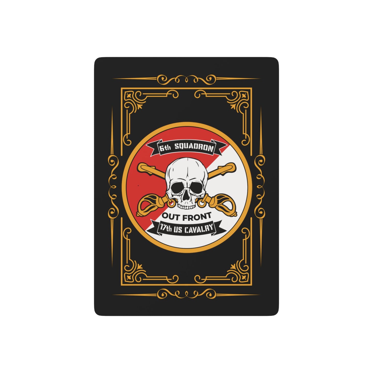 6-17 AIR CAV Poker Playing Cards OUT FRONT!