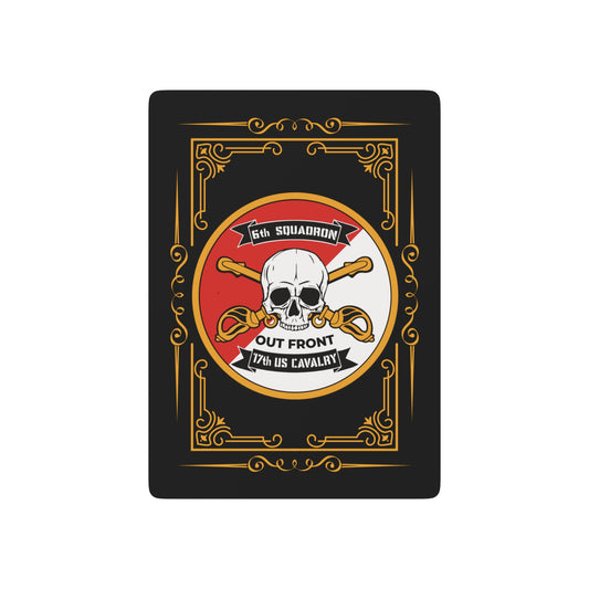 6-17 AIR CAV Poker Playing Cards OUT FRONT!