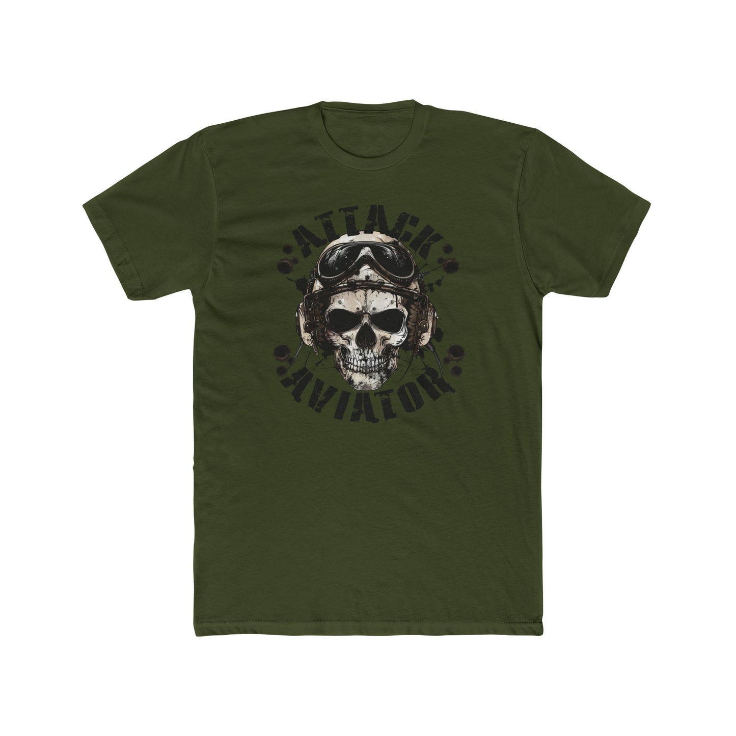 ATTACK AVIATOR 100% Cotton Crew Tee