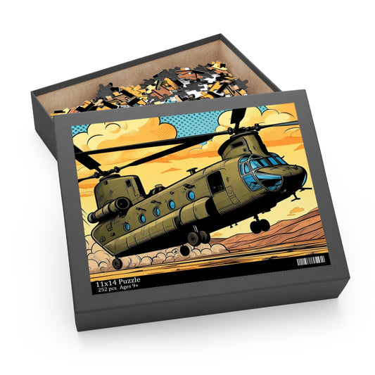 Chinook Comic Style Puzzle 252 Piece