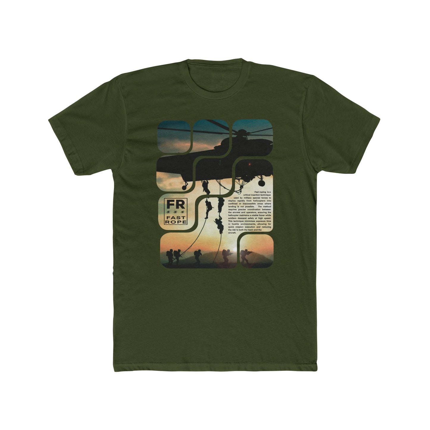 Fast Rope Precision 100% Cotton Crew Tee