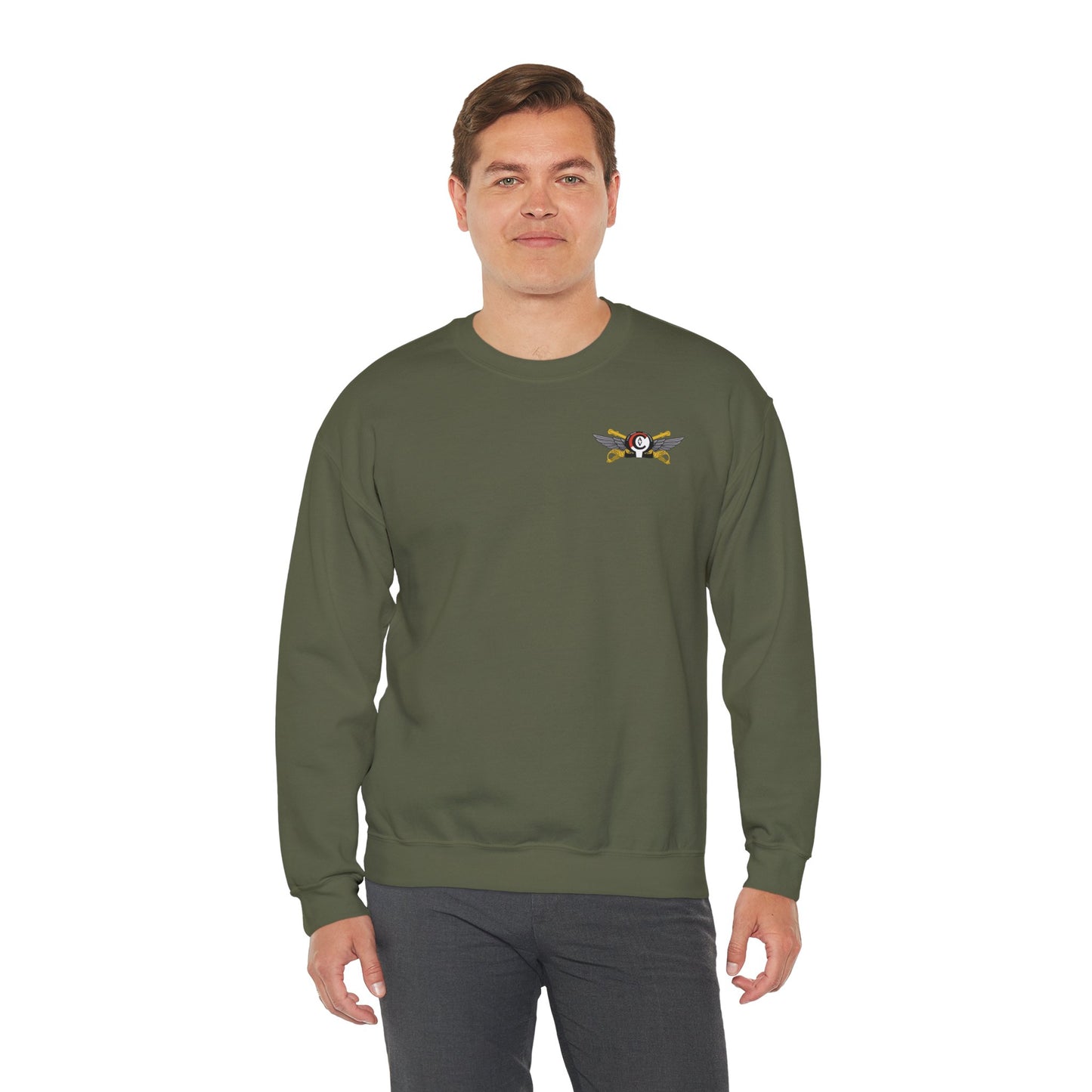 LAST TROOP - LAST CHARGE  6-17 AIR CAV Charlie Troop Unisex Heavy Blend Crewneck Sweatshirt