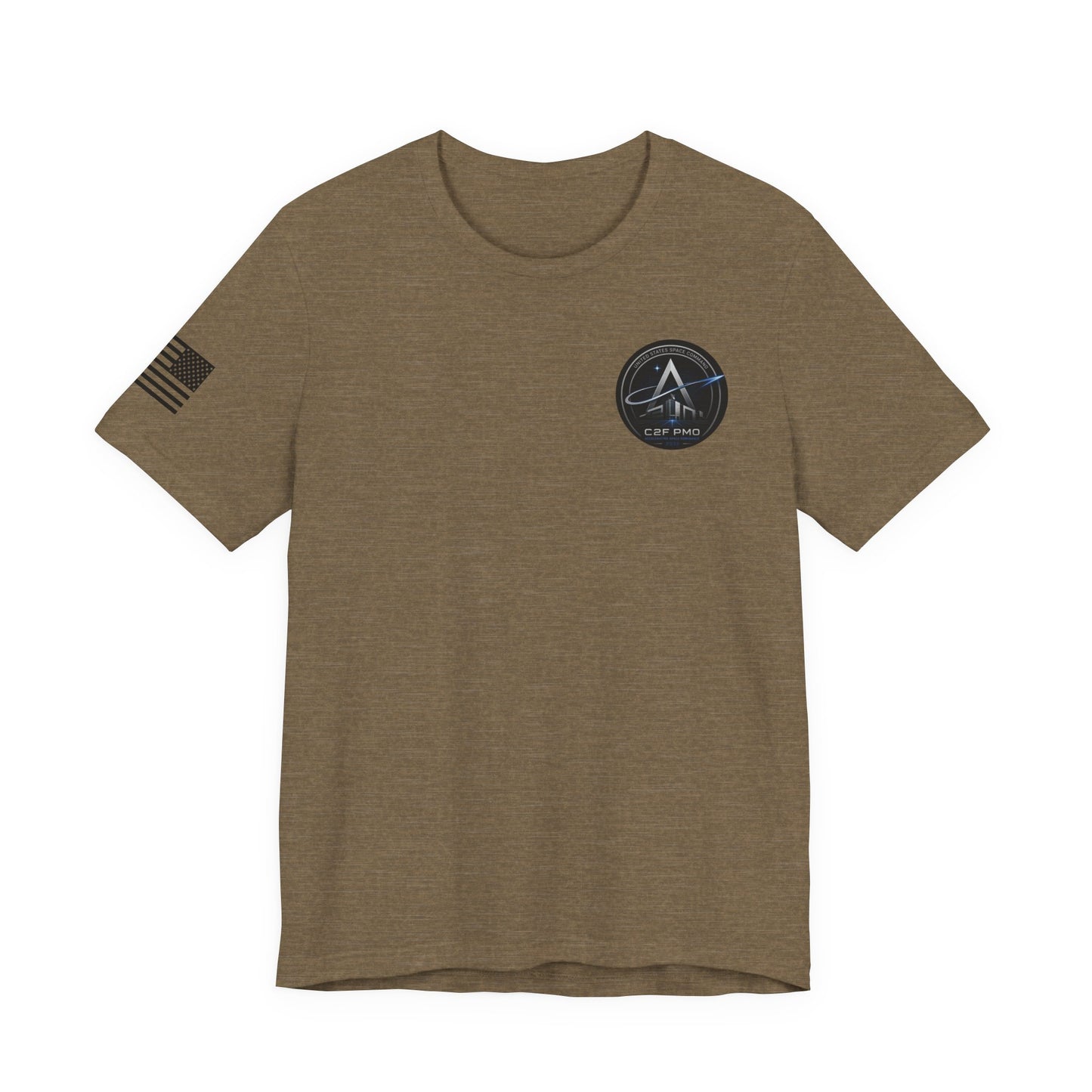 U.S. Space Command C2F PMO Logo T-Shirt Accelerating Space Dominance 2032