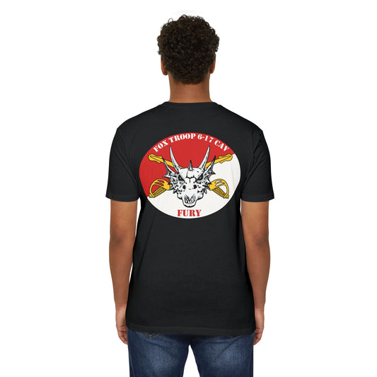 6-17 AIR CAV Fox Troop 60% Cotton 40% Polyester PT CVC Jersey T-Shirt