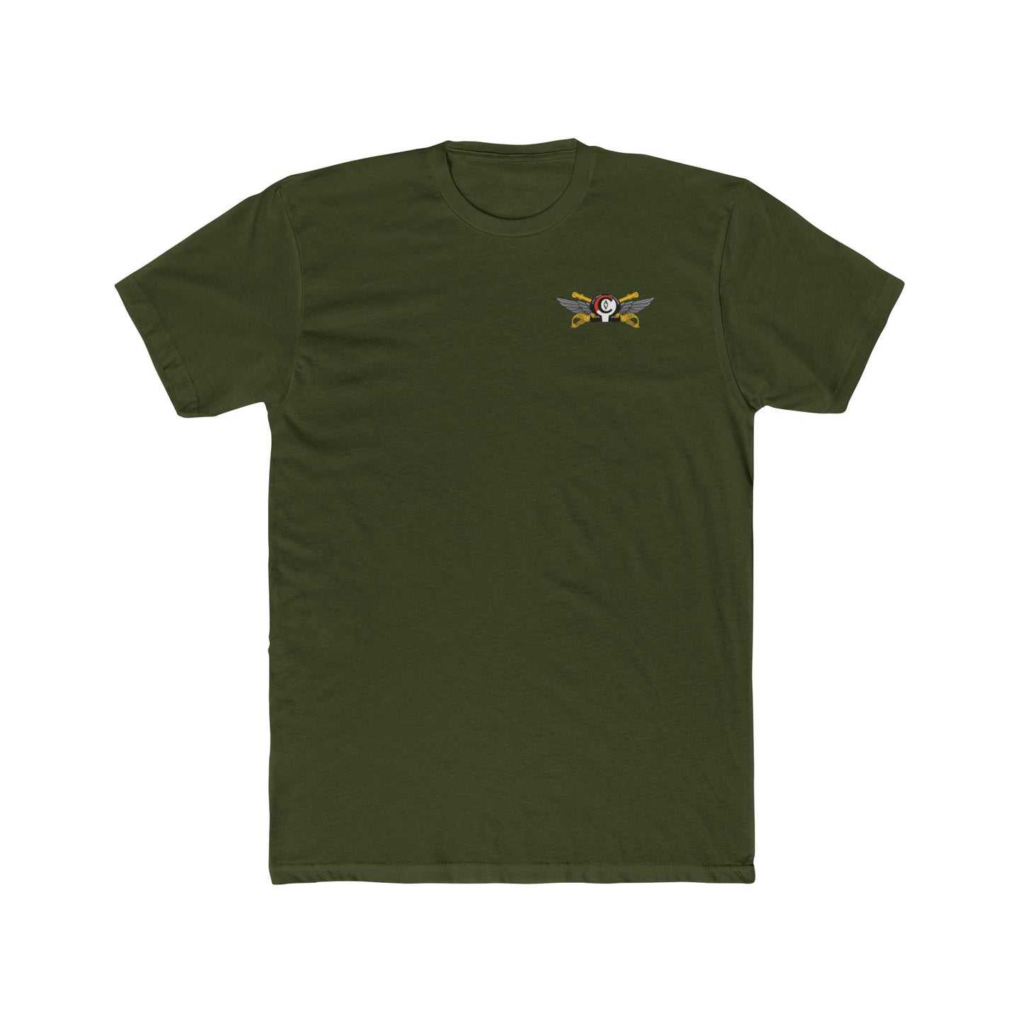LAST TROOP - LAST CHARGE   6-17 AIR CAV C Troop 100% Cotton Crew Tee