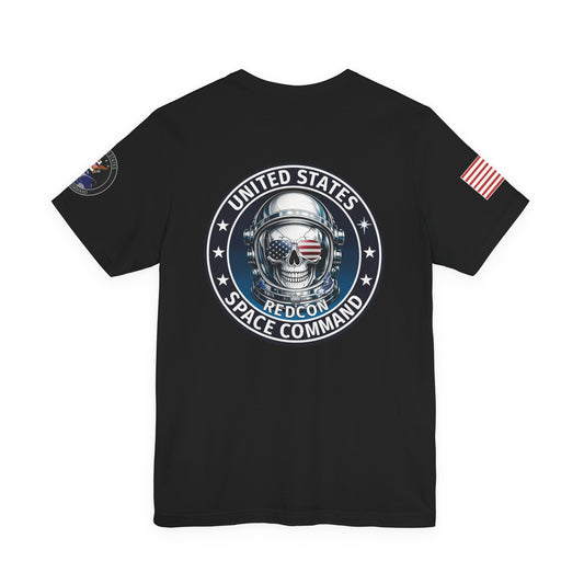 U.S. Space Command Skull Astronaut REDCON T-Shirt