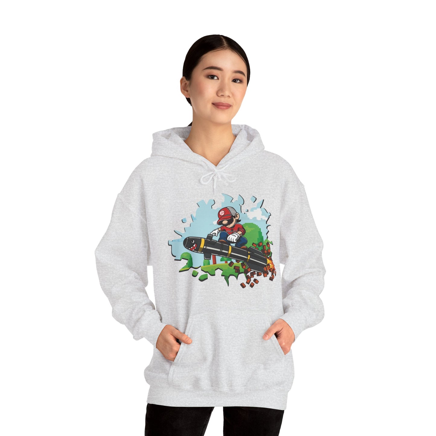 Game On! Apache Hellfire Heavy Blend Hooded Sweatshirt