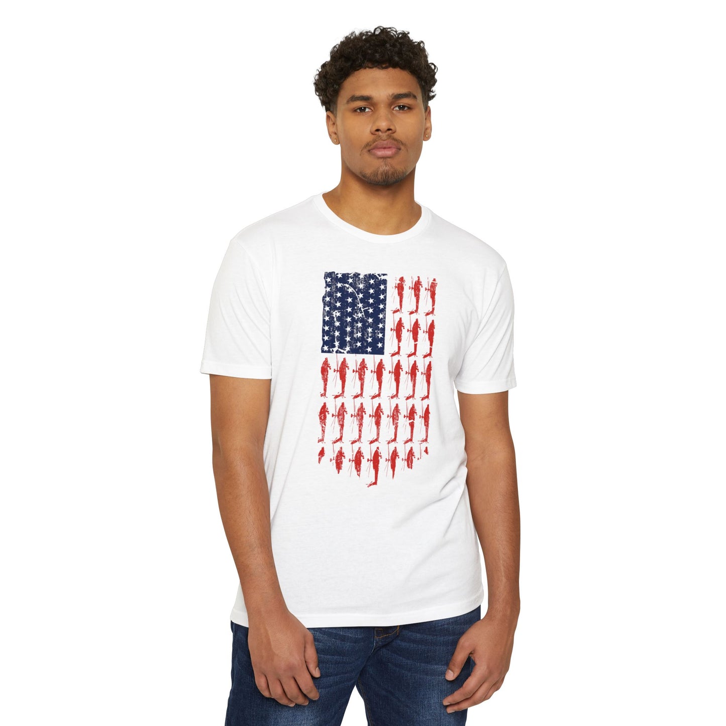 Patriotic Apache CVC Jersey T-shirt