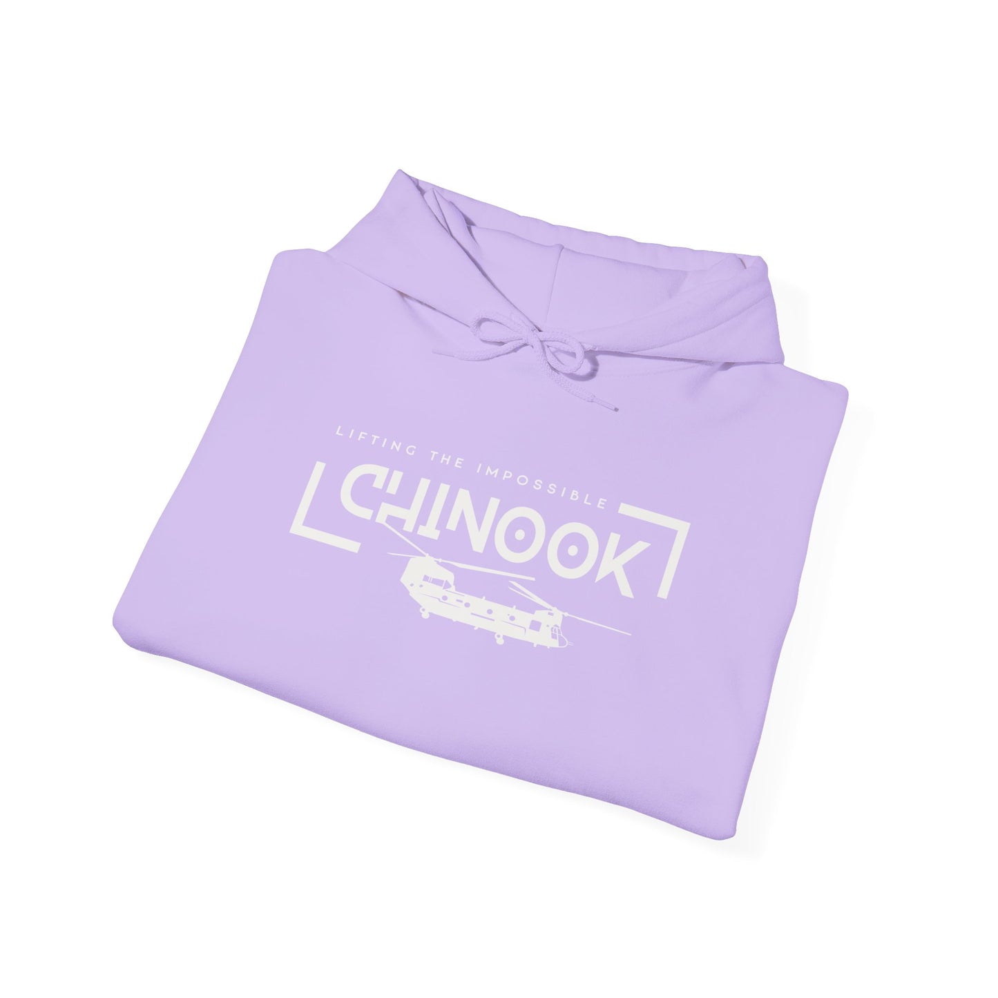 Lifting the Impossible Chinook Helicopter Unisex Heavy Blend Hooded Sweatshirt