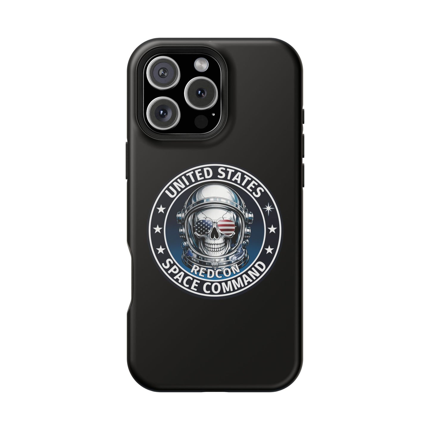 U.S. Space Command Skull Astronaut REDCON Phone Case — Magnetic Impact-Resistant