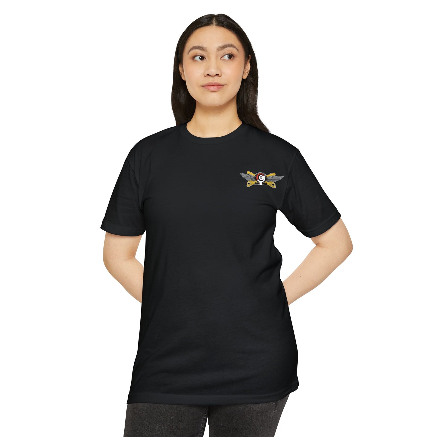 LAST TROOP - LAST CHARGE  6-17 AIR CAV C Troop 60% Cotton 40% Polyester PT CVC Jersey T-Shirt