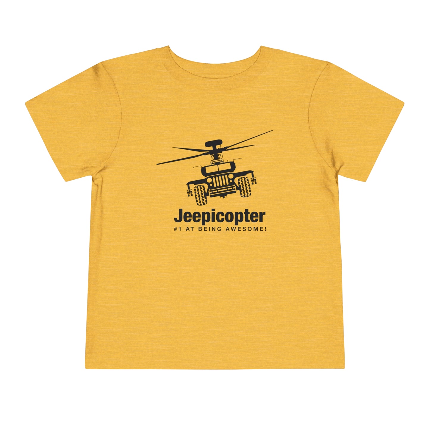 Jeepicopter Toddler Short Sleeve Tee